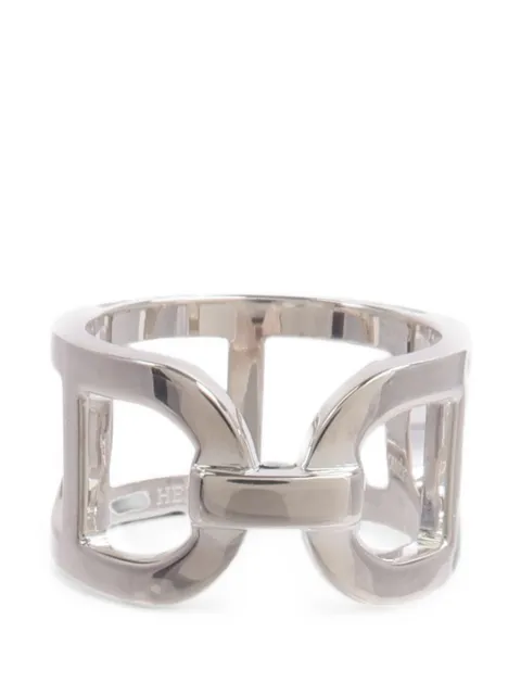 Hermès Pre-Owned Ever Chaine d'Ancre ring Silver EVERCHAINEDANCRERING
