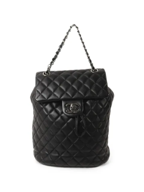 CHANEL Pre-Owned Urban Spirit CC turn-lock backpack Black A91121