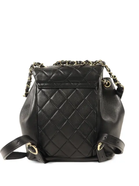CHANEL Pre-Owned Duma CC turn-lock backpack Black AS2908
