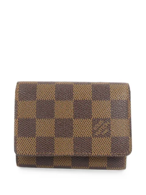 Louis Vuitton Pre-Owned Damier Enveloppe card holder Brown N62920