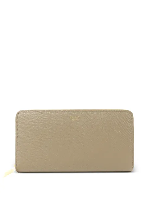 Celine Pre-Owned grained-leather long wallet Neutrals LONGWALLET