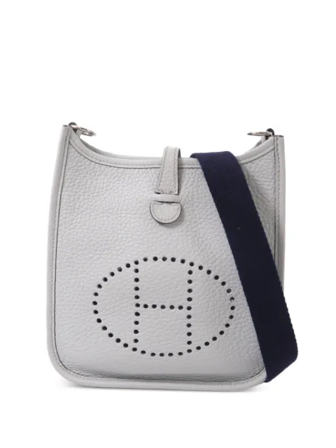 Hermès Pre-Owned 2021 PM Evelyne shoulder bag Grey Z08