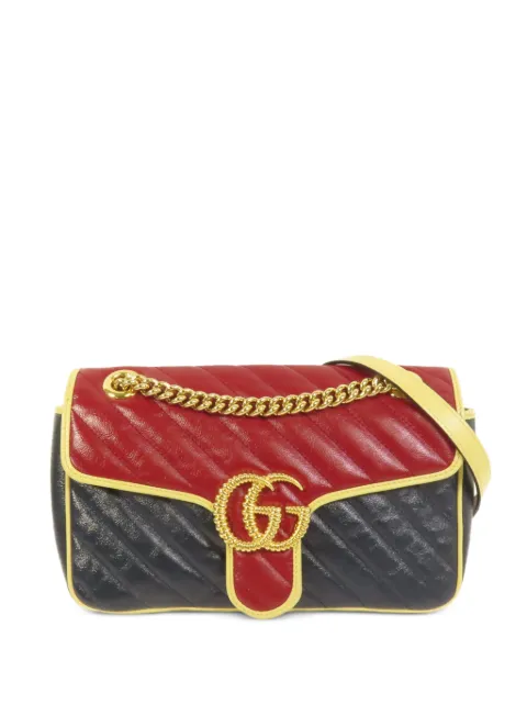 Gucci Pre-Owned GG Marmont chain shoulder bag Blue 443497