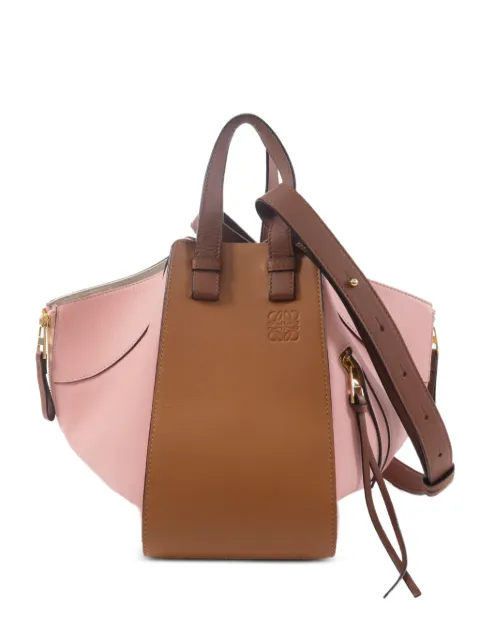 Loewe Pre-Owned small Hammock leather shoulder bag Brown HAMMOCKSMALL