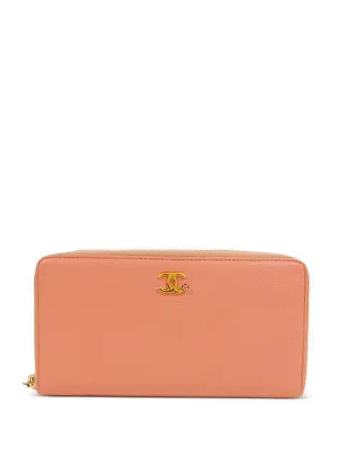 CHANEL Pre-Owned Lucky Flower zip wallet Pink LUCKYFLOWERZIPWALLET