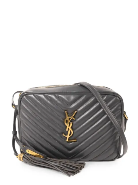 Saint Laurent Pre-Owned Lou quilted camera bag Grey 574494