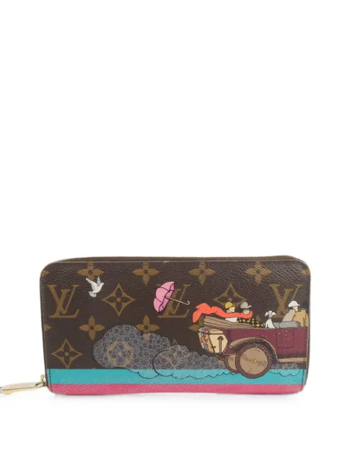 Louis Vuitton Pre-Owned 2015 Zippy Illustre Evasion wallet Brown M61360
