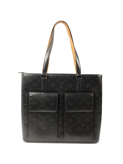 Louis Vuitton Pre-Owned Willwood Monogram Mat tote bag Black M55105