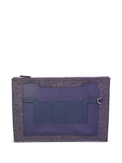 Hermès Pre-Owned 29 Toodoo clutch bag Grey C2Z60