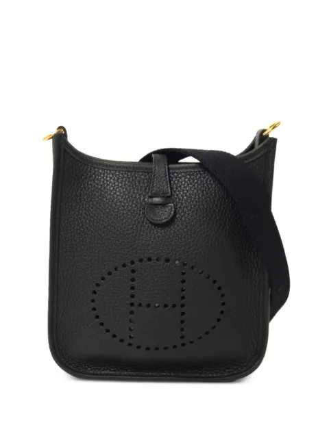 Hermès Pre-Owned 2021 Evelyne TPM cross body bag Black Z89GHW
