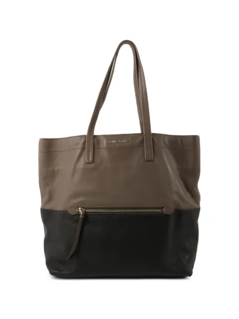 Miu Miu Pre-Owned two-tone tote bag Brown RR1820