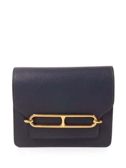 Hermès Pre-Owned Roulis Slim wallet Blue Y2Z