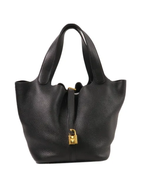 Hermès Pre-Owned Picotin MM handbag Black C89PHW