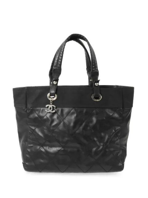 CHANEL Pre-Owned Paris Biarritz CC tote bag Black PARISBIARRITZTOTE