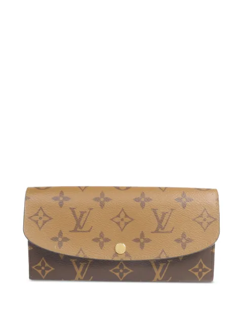 Louis Vuitton Pre-Owned Monogram Reverse Emilie wallet Neutrals M82157