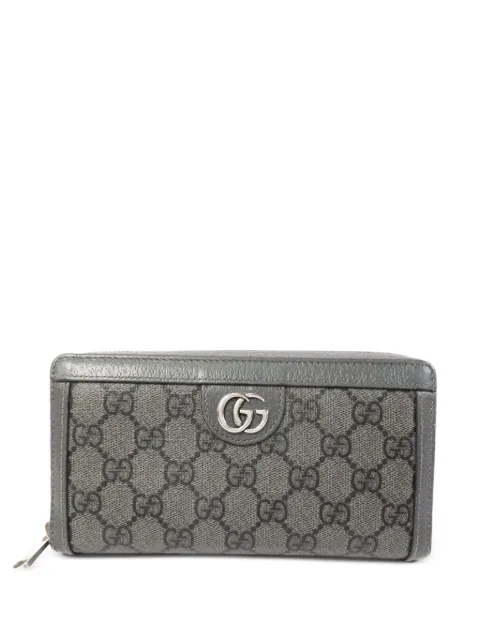 Gucci Pre-Owned Ophidia GG Supreme wallet Grey 706844