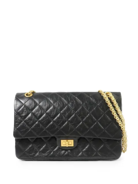 CHANEL Pre-Owned 2.55 quilted shoulder bag Black A37587