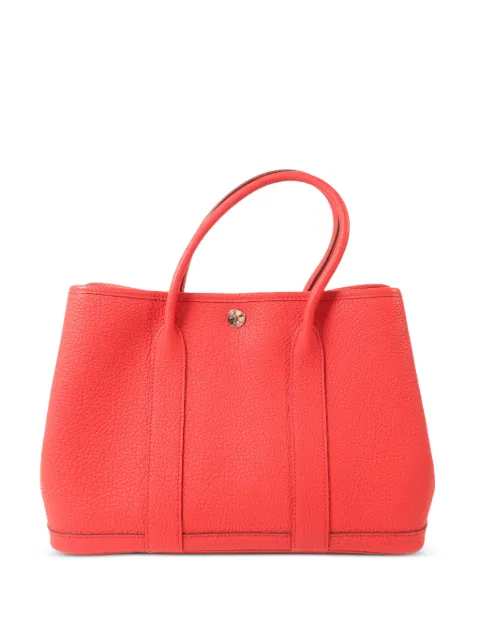 Hermès Pre-Owned 2018 Garden Party 30 tote bag Red CA5