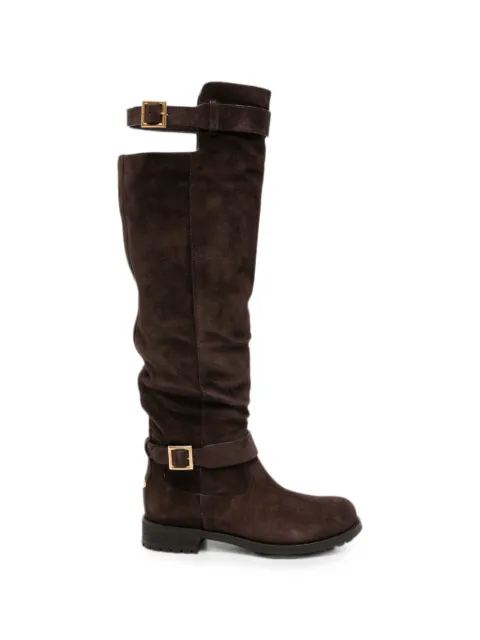 Jimmy Choo Biker KB buckle-strap boots Brown BIKERKB