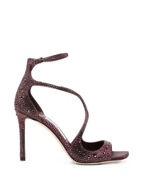 Jimmy Choo Azia crystal-embellished sandals Purple AZIA95SWQ