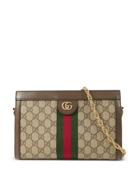 Gucci Pre-Owned Ophidia GG chain shoulder bag Neutrals 503877