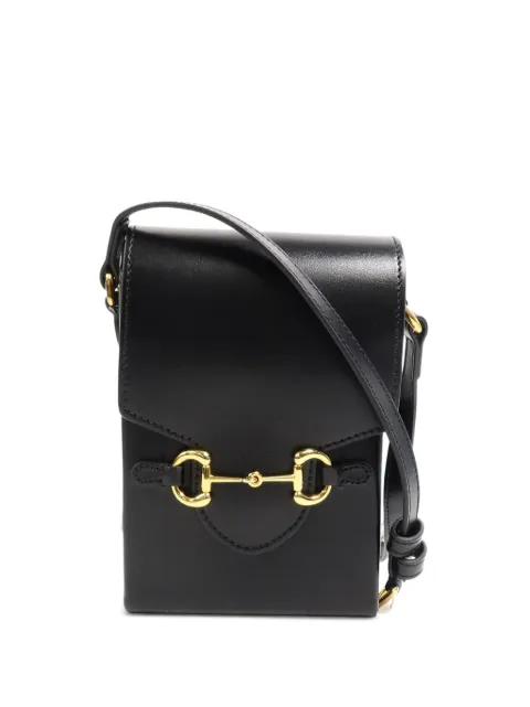 Gucci Pre-Owned Horsebit 1955 shoulder bag Black 625615