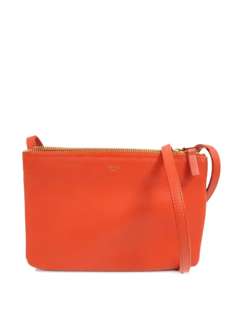 Celine Pre-Owned Trio shoulder bag Orange TRIO