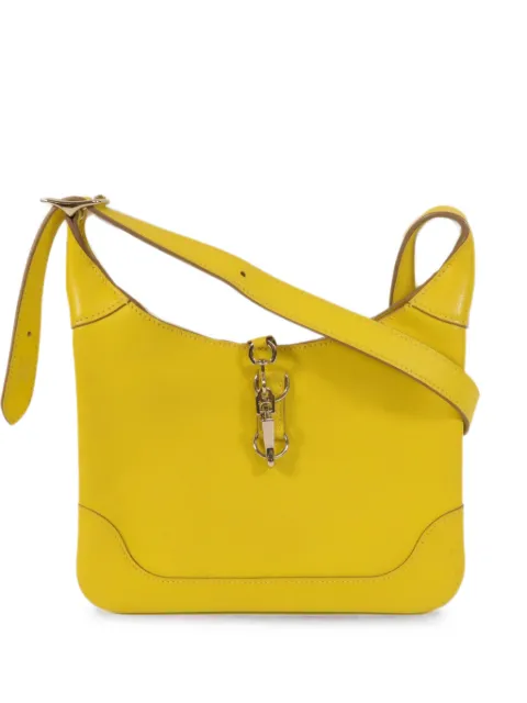 Hermès Pre-Owned 2020 24 Trim Duo shoulder bag Yellow Y9RPHW