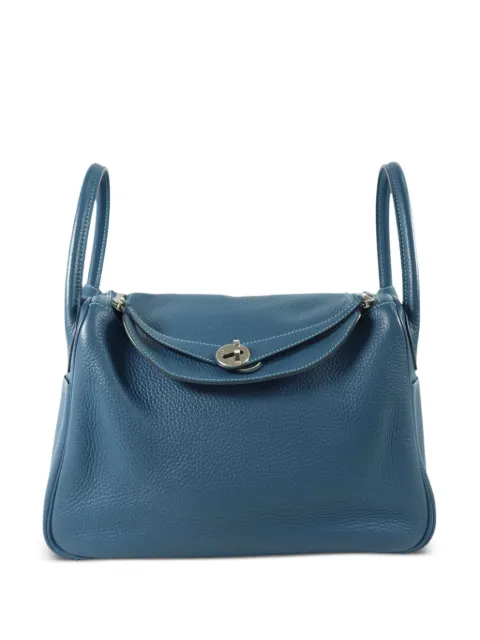 Hermès Pre-Owned Lindy shoulder bag Blue R7B1PPHW