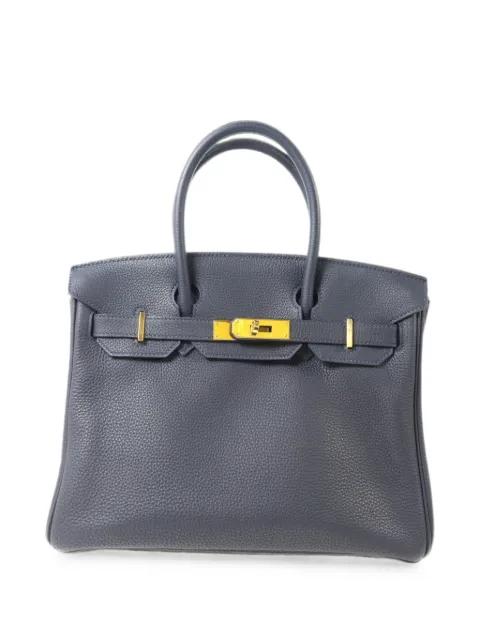 Hermès Pre-Owned Birkin 30 tote bag Blue C2ZGHW
