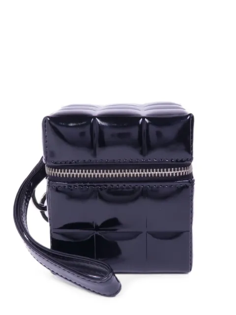 CHANEL Pre-Owned quilted CC-charm clutch bag Black POUCH