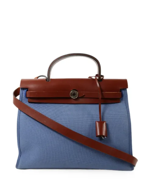 Hermès Pre-Owned PM Herbag two-way tote bag Blue AR2PHW