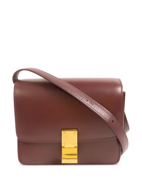 Celine Pre-Owned mini Classic Box crossbody bag Red MINICLASSICBOX