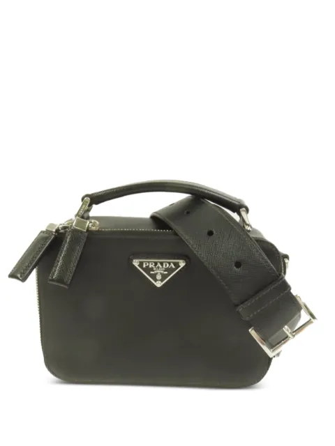 Prada Pre-Owned Saffiano leather shoulder bag Black 2VH070