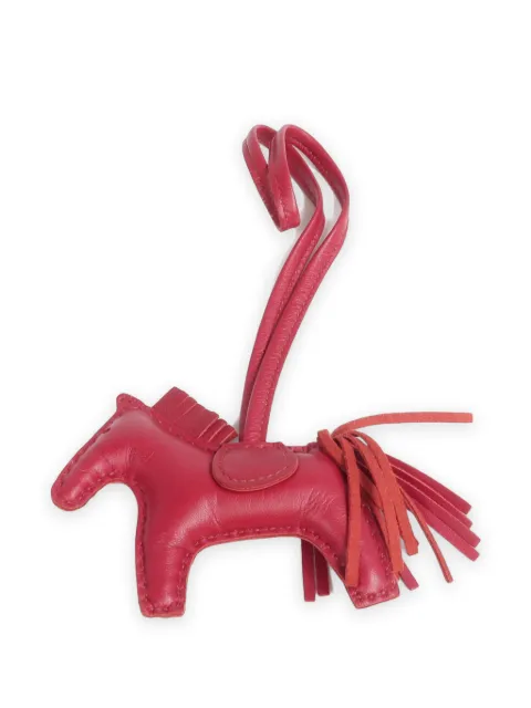 Hermès Pre-Owned PM Rodeo horse-shaped lambskin bag charm Red YRUBY