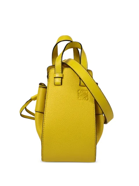 Loewe Pre-Owned mini Hammock shoulder bag Yellow HAMMOCKMINI
