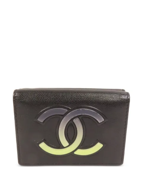 CHANEL Pre-Owned tri-fold wallet Black WALLET