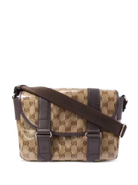 Gucci Pre-Owned GG Crystal shoulder bag Neutrals 374429