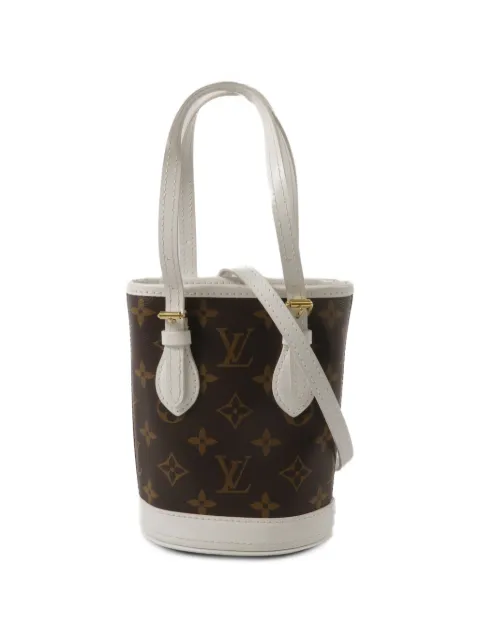 Louis Vuitton Pre-Owned Nano Bucket tote bag Brown M81489