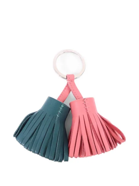 Hermès Pre-Owned Carmen Duo tassel key ring Green CARMENDUOCHARM