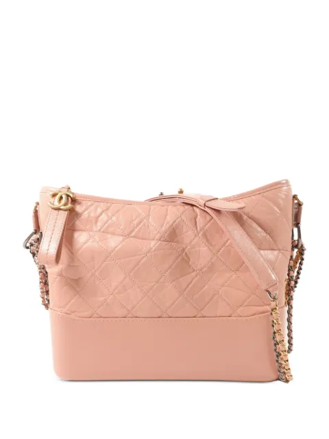 CHANEL Pre-Owned Gabrielle quilted shoulder bag Pink GABRIELLEMEDIUM