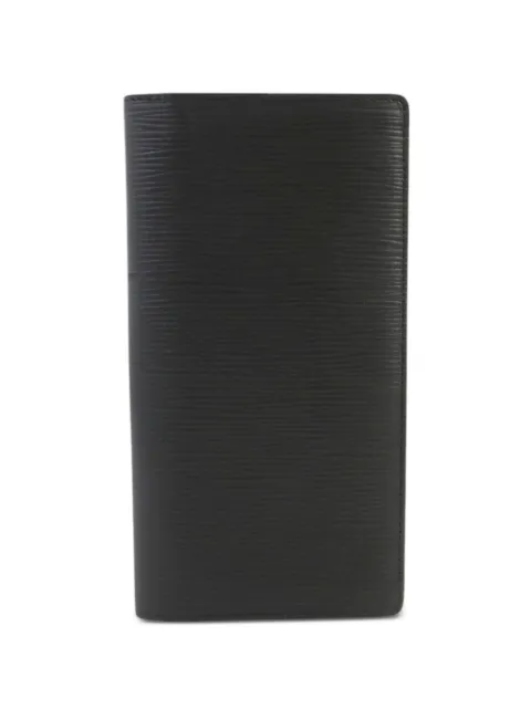 Louis Vuitton Pre-Owned Brazza leather wallet Black M60622