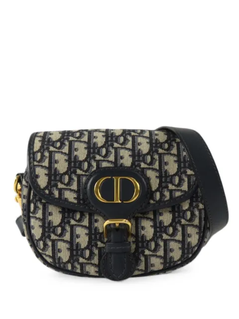 Christian Dior Pre-Owned Oblique Bobby shoulder bag Blue 2181300035539