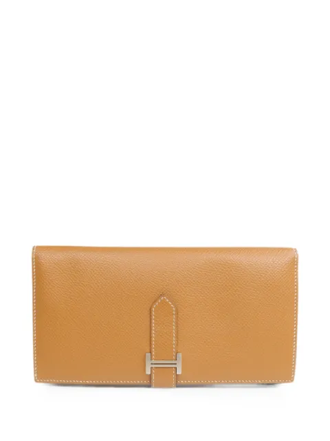 Hermès Pre-Owned Bearn Epsom-leather wallet Neutrals D37PHW