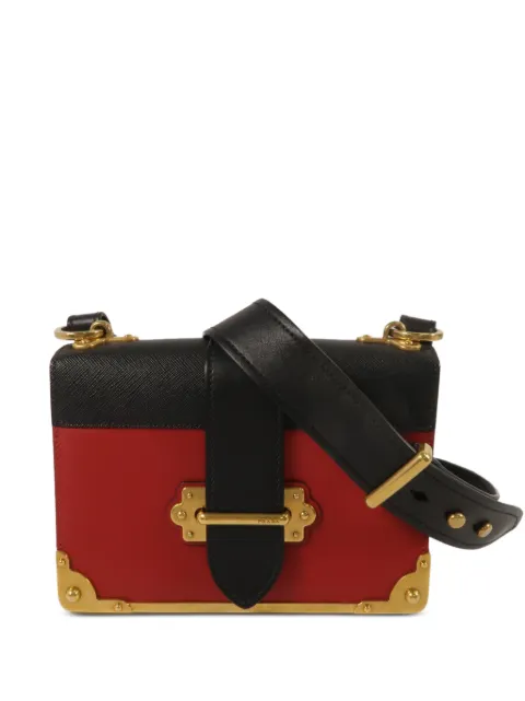 Prada Pre-Owned calf leather mini shoulder bag Red SHOULDERBAG