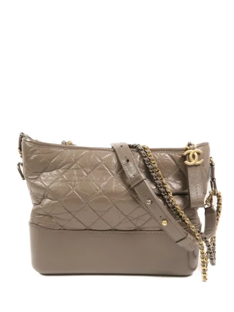 CHANEL Pre-Owned Gabrielle CC shoulder bag Grey AS1521