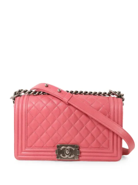 CHANEL Pre-Owned 25 Boy shoulder bag Pink BOY25