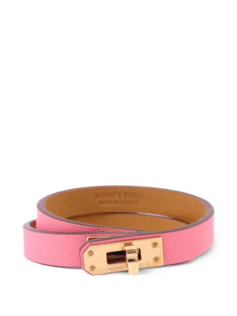 Hermès Pre-Owned 2023 Mini Kelly Double Tour bracelet Gold BPINK