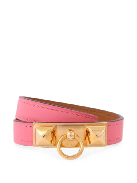 Hermès Pre-Owned 2017 Rivale Double Tour bracelet Gold APINKGHW