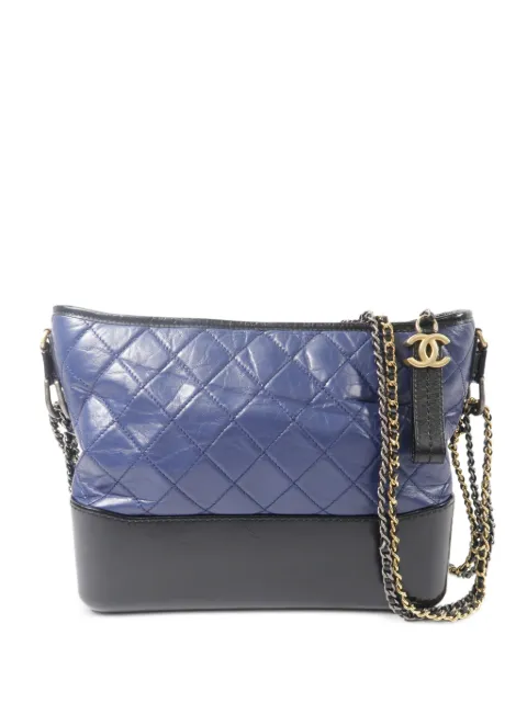 CHANEL Pre-Owned medium Gabrielle CC chain crossbody bag Blue AS1521
